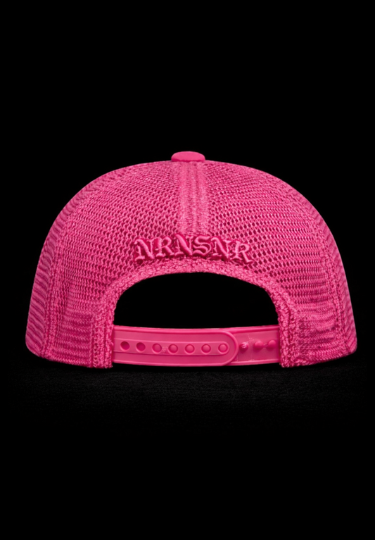 NO REGRETS PINK CLUB TRUCKER CAP